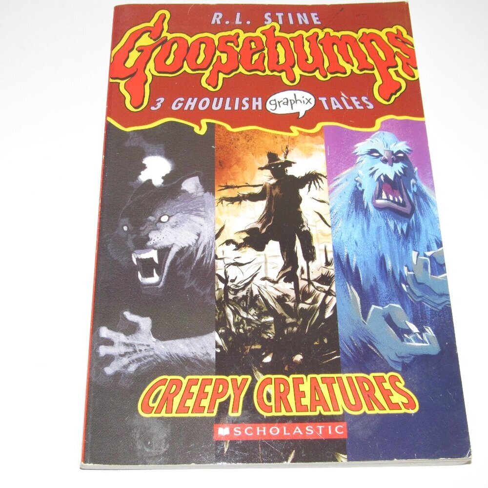 Goosebumps Graphix – Creepy Creatures – R.L. Stine – 3 Ghoulish Tales – Scholast
